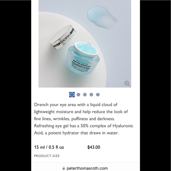 Peter Thomas Roth Hungarian Thermal Water Moisturizer & Water Drench Eye Gel Duo - Picture 10 of 10